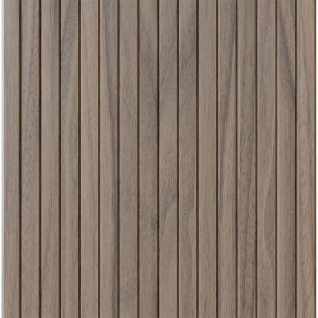 Designs Of Distinction 3/4" Thin Bevel Slat Tambour - Walnut (12"W x 96"L) 011296201WL1